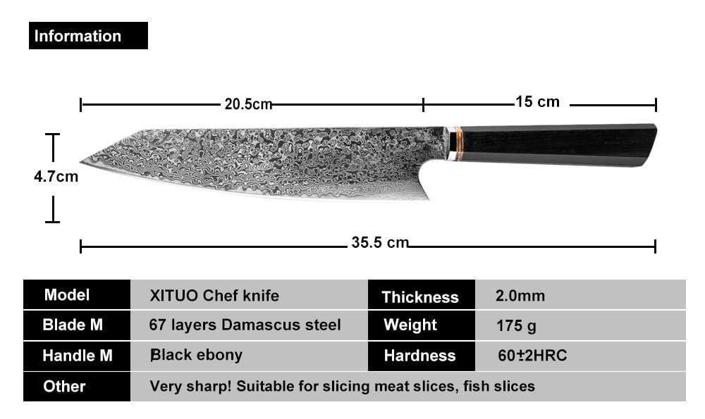 chefslifestyle chef lifestyle Chefs Atelier kyoto - Kiritsuke 8" Knife damascus knives chef knife chef atelier best knife japanese review top lightweight balanced hand made kiritsuke serbian butcher knife hand forged best top quality free shipping high carbon steel